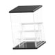 thumbnail image 5 of Vitrina de acrílico, organizador coleccionable, soporte de protección, estante de exhibición ensamblado, caja de exhibición de almacenamiento para 20 centímetros, 5 of 8