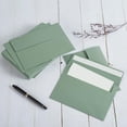thumbnail image 3 of Primegos 50Pcs A7 Envelopes Retro Style Invitations Wedding Greeting Cards Holder Letter Print 5x7 Invitation Envelopes, 3 of 8