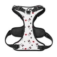 thumbnail image 2 of No Pull Dog Harness For Medium Dogs Easy Walk Dog Vest Adjustable Collars Harnesses & Leashes Set Breathable Oxford Outdoor Walking Safety Reflective Strip French Bulldog With Heart Sunglasses, 2 of 9