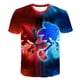 thumbnail image 5 of Camiseta de Sonic para niños, camisetas para niños, camisetas casuales de manga corta con estampado para niños, camisetas de verano para niños, 5 of 5