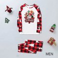thumbnail image 2 of Odeerbi Christmas Pajamas for Family Holiday Long Sleeve Family Christmas Pajamas Matching Sets Dad Printed Parent Child Loungewear Jumpsuits Two-Piece Sleepwear Xmas PJs Set Camouflage, 2 of 9