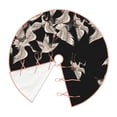 thumbnail image 3 of Kll Japanese White Crane Christmas Tree Skirt 36",Party Decorations Farmhouse For Christmas Decorations Holiday Party, 3 of 8