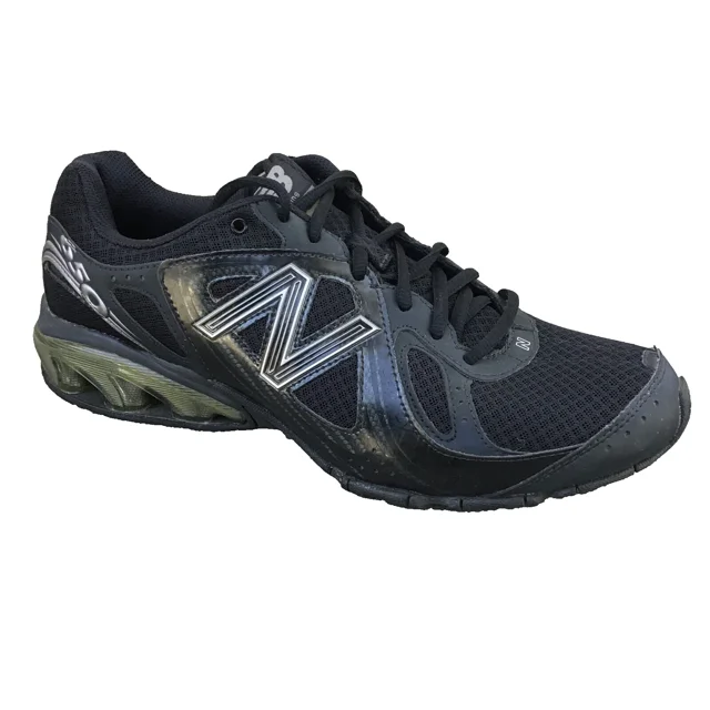 New Balance 650 Mens Size 9.5 D Black Shoes Sneakers Running Athletic MR650BS