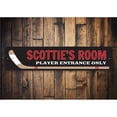 thumbnail image 1 of Hockey Novelty Decor, Metal Wall Sign - 4x18 Inches, 1 of 4