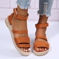 thumbnail image 5 of Juebong Sandals clearance Platforms & Wedges Women Girls Espadrilles Dressy Open Toe Buckle Ankle Strap Casual Summer Sandal, 5 of 5
