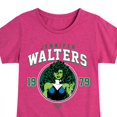 thumbnail image 3 of Marvel She Hulk - Walters - Youth And Toddler Girls Fitted Short Sleeve Graphic T-Shirt, 3 of 5