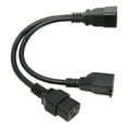 thumbnail image 4 of Cable de alimentación IEC320 C20 a IEC320 C19 y 5‑15R Cable de alimentación divisor IEC320 C20 macho a IEC320 C19 y 5‑15R hembra de 12,6 pulgadas, 4 of 8