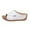 White, variant on THDHVS Black Sandals Women,Sandals for Women 2025,Women's Fashion Casual Summer Style Outdoor Flat Flip Flops Toe Flip Flops Black 7.5