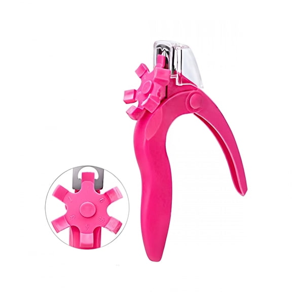 FACEGA Adjustable Acrylic Nail Clipper, Stainless Steel Nail Trimmer, Nail Tip Cutter for False Nail Art Manicure