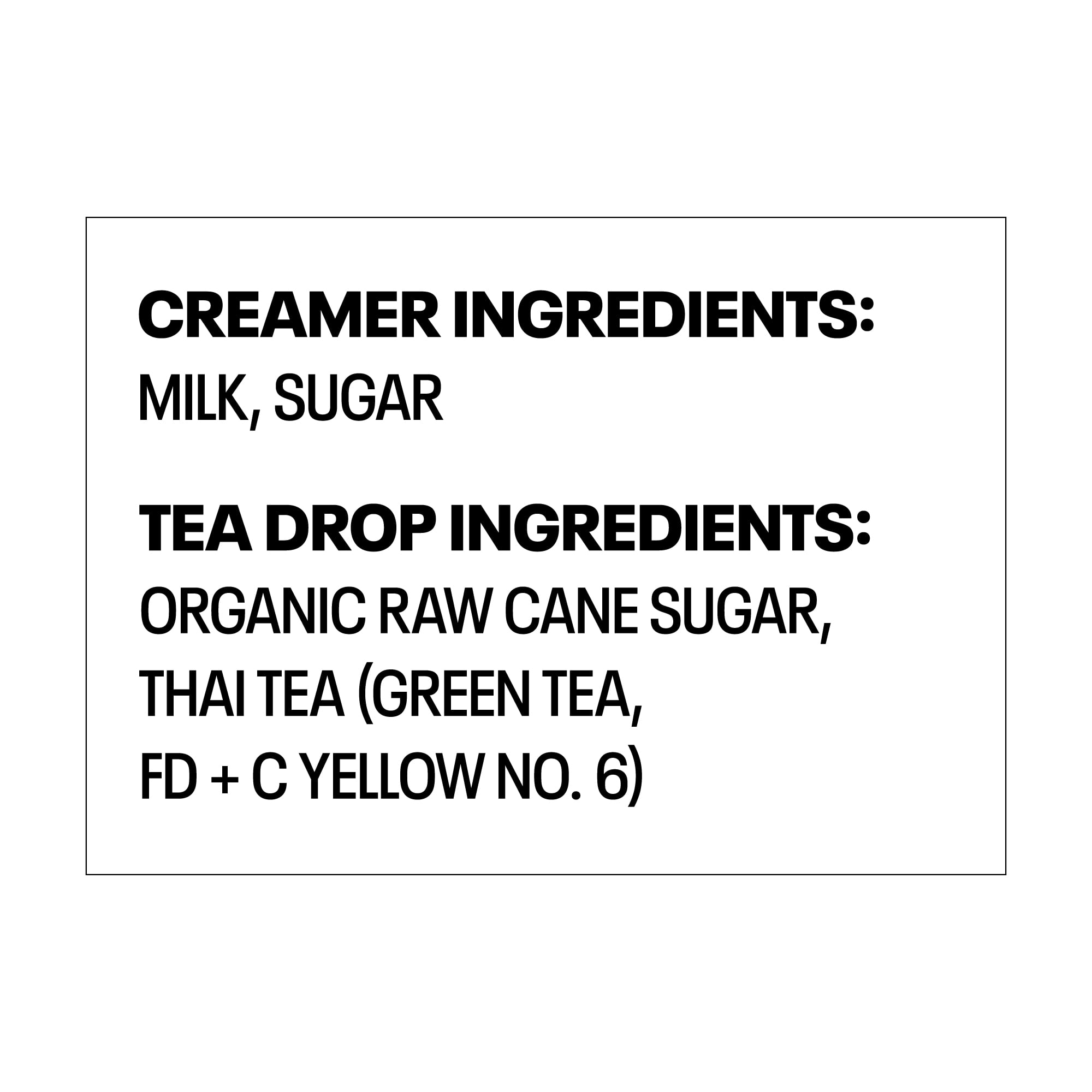Copper Cow Coffee (5 Count) Thai Tea Latte (5 Tea Bags and 5 Sweetened Condensed Milk Creamers), 5.6oz