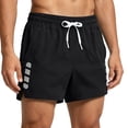 thumbnail image 3 of Mens Running Shorts 3" Quick Dry Elastic Waist Reflective Strip with Pockets Short Pants Fathers Gifts, 3 of 6