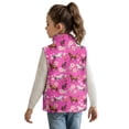 thumbnail image 2 of chaqlin Horse Vest for Girls 10-12 Trendy Y2K Zip Up Vests Coat Flower Sleeveless Athletic Jacket Lightweight Sports Tops with Pockets Spring Winter Clothes, 2 of 6