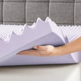 thumbnail image 7 of Best Price Mattress 3" Memory Foam Egg Crate Mattress Topper with Lavender Infusion, Short Queen, 7 of 7
