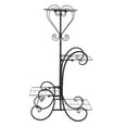 thumbnail image 2 of Estante para plantas Jadeshay soporte decorativo de metal 4 niveles negro, 2 of 8