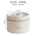 thumbnail image 1 of Microwave Oven Round Portable Simple Lunch Box Office Worker Student Multi-layer Soup Bowl Food Grade Stainless Steel Lunch Box Single Lbeige, 1 of 6