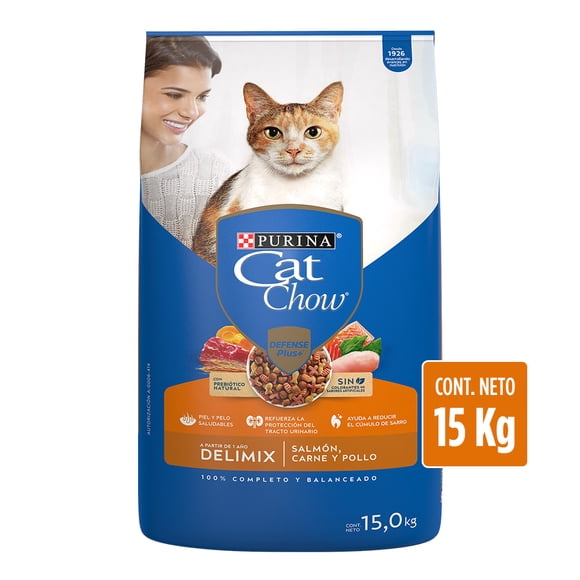Croquetas para Gato Purina Cat Chow Adulto todos los tamaños 15kg