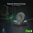thumbnail image 2 of Magnetic Wireless Charging Stand for Apple Watch - Black, 2 of 6