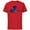 Red, variant on Mickey Mouse Head Retro Vintage Classic - Short Sleeve Cotton T-Shirt for Adults - Customized-Athletic Heather