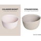 thumbnail image 4 of Gris 26*14cm - Colador de Arroz y Colador de Cocina - Colar Arroz, Quinua y Granos Pequeños - Remojar, Lavar y Escurrir Verduras y Frutas JM, 4 of 5