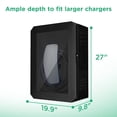 thumbnail image 3 of PROHIKER Outdoor Electrical Box Waterproof Wall Charger Station Box with Cable Management, Built-in Ventilation & Security Lock for EV Charger Universal Holder Compatible with Most EV, 3 of 6