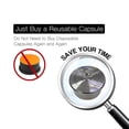 thumbnail image 3 of facefd Stainless Steel Coffee Capsule Filter Pod for Delta reusable coffee Q NDIQ7323 MILKQOOL, 3 of 9