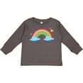 thumbnail image 3 of Inktastic Rainbow Boys or Girls Long Sleeve Toddler T-Shirt, 3 of 5