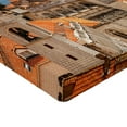 thumbnail image 2 of Ambesonne European Fitted Sheet, Old City of Dubrovnik, Twin Size, Multicolor, 2 of 3