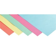 School Smart Tagboard, 12 x 18 Inches, Assorted Pastel Colors, Pack of 100