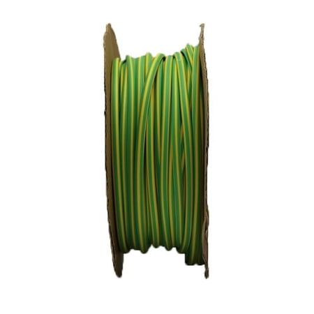 BuyHeatShrink 3/16 2:1 Polyolefin Heat shrink (50 ft/spool) - Yellow/Green