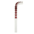 thumbnail image 4 of 0.1725 ctw Wedding Band for Women - 18K White Gold Natural Garnet Stackable Eternity Ring, 4 of 6