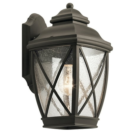 

Kichler 49841OZ Tangier 100W 1 LED Light Outdoor Wall Lantern Olde Bronze