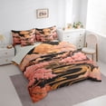 thumbnail image 3 of Homewish Japanese Theme 7pcs Bedding Comforter Set,Cherry Blossom Queen Bedding Sets,Pink Sakura Queen Sheet Sets For Men Women,Super Cozy Room Decor Reversible, 3 of 8