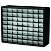 10164 64 Drawer Plastic Parts Storage Hardware and Craft Cabinet, 20-Inch  16-Inch  6-1/2-Inch, Black, USA, Brand Akro-Mils