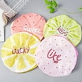 thumbnail image 5 of Wovilon Cute Cartoon Fruit Pattern Shower Cap Adult Shower Cap Bathing Cap Shower Cap For Women, 5 of 5