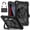 Black, variant on Heavy Duty Rugged Case For iPad 7th 8th 9th Generation 10.2 inch Rotating Stand Shockproof Cover with Shoulder Strap & Pencil Holder
