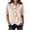 C-Beige78, variant on DHFJKG Women Asymmetrical Button Up Shirts Casual Solid Color Loose Fit Short Sleeve Irregular Hem Shirts Summer Comfy Tops