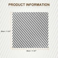 thumbnail image 2 of Uxcell 100pcs Square Stripes Wax Paper Sheets 12" x 12" Oil-absorbing Dry Food Wrapping Paper for Sandwich Baking Paper Liners Picnic Basket Bread Hamburger Wrap Kitchen, Black, 2 of 7