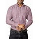 thumbnail image 3 of Camisa Hombre Casual Slim Fit Cuadros Blancos, Rojos, Negros, 3 of 6