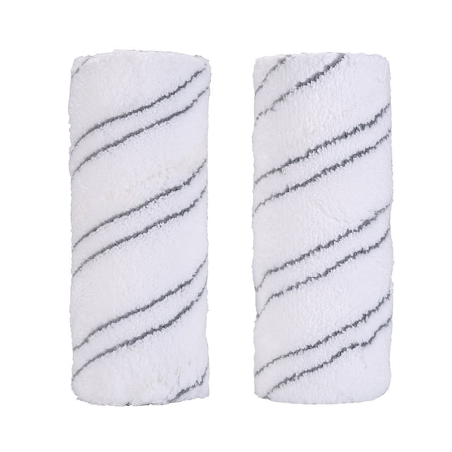 Amdohai Floor Cleaner Roller Replacement Set Kit 2 Pcs Multi-Surface Rollers Replacement for Karcher FC3 FC3D FC5 FC5D Hard Floor Cleaners Machine Washable