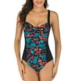 thumbnail image 4 of Fengqque Women's New Splicing Swimsuit Sexy Casual Bikini Piece Swimsuit, 4 of 9