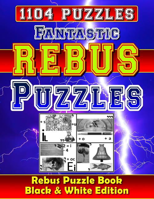 Fantastic Rebus Puzzles Rebus Puzzle Books Black