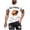 White, variant on UVEASISHA Mens Football Graphic Tees Big and Tall Casual Short Sleeve Baseball Lover T-Shirts Slim Fit Crewneck Gym Workout Shirt Gifts for Men Army Green M