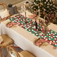 thumbnail image 5 of Kumdkd 72 x 13 Inch Christmas Table Runner - Red and Black Checkered with Snowflakes Pattern for Holiday, Home, Kitchen, Mantel, Dining Table Decor, Winter Xmas Party Supplies, 5 of 6