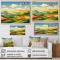 thumbnail image 4 of Designart "Egyptian Elegance Gold and Blue Pharaoh's Woman I" Landscapes Wall Art - Traditional Gold Egypt Living Room Canvas Art, 4 of 4