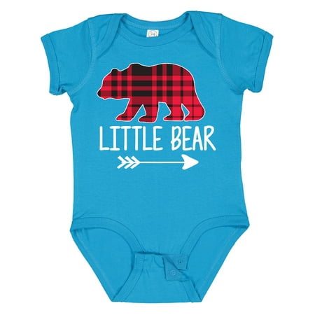 

Inktastic Plaid Little Bear with Arrow Gift Baby Boy or Baby Girl Bodysuit