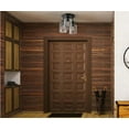 thumbnail image 6 of Hampton Bay Sutton Place 14 in. 3-Light Matte Black Flush Mount, Farmhouse Ceiling Light, 6 of 8