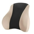 thumbnail image 2 of Almohada de espuma viscoelástica con soporte para la espalda, cojín de soporte con correa elástica, ergonómica, Beige, 2 of 9
