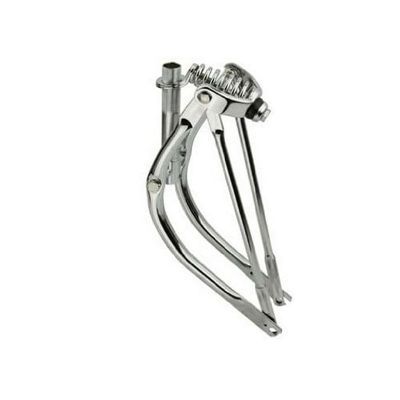 Alta Bicycle Steel 16" Bent Spring Fork 1" Chrome