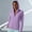 Purple, variant on Women's Jackets Lightweight Trendy Plus Size Nylon Hooded Breathable Sun Protective Jacket for Outdoor Activities