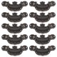 thumbnail image 1 of Decorative Doorknob Pull Handle Home Handles European Style Black 7.6X3.5X1.3CM Zinc Alloy 10Pcs, 1 of 2